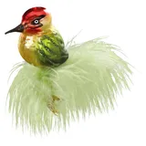 Inge-Glas® Christbaumschmuck Grünspecht (1-tlg), mundgeblasen, handbemalt