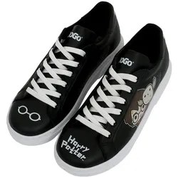 Sneaker DOGO "Damen Ace Sneakers Friends Till Eternity Harry Potter Vegan Dame", Damen, Gr. 36, Normalschaft, schwarz, Lederimitat, Schuhe, Vegan