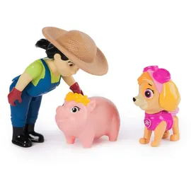 Spin Master Hero Pups Actionfiguren-Set mit Skye, Bäuerin Yumi und Schweinchen