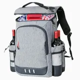 LuxusKollektion Kühltasche Kühlrucksack 24L Isoliert Wasserdicht Auslaufsicher Picknick Grau grau