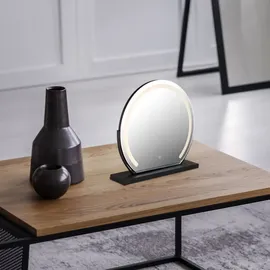 GLOBO Spiegelleuchte LED dimmbar Schwarz 52 cm