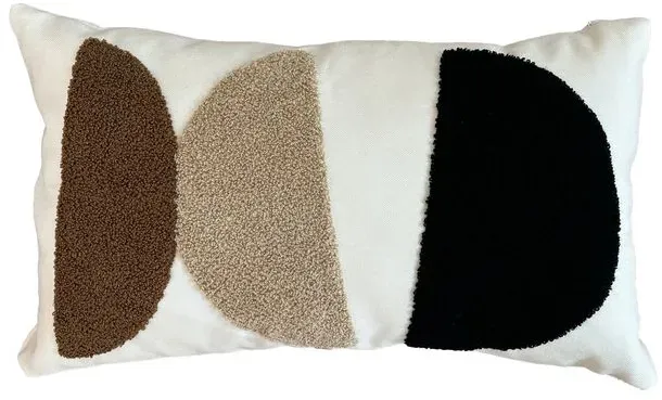 DAHEIM Kissen 50 x 30 cm Polyester Braun