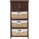 Mobili Rebecca Rebecca Mobili Schrank 80 x 40 x 27 cm Braun