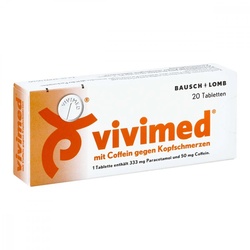 Vivimed mit Coffein gegen Kopfschmerzen, Schmerztabletten