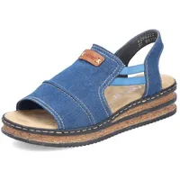 Rieker 62982-12 für Damen blau, Gr. 41 EU