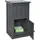 Floraworld Paketbox B63 x H55 x T109 cm anthrazit
