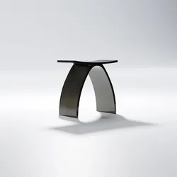 Steinberg Serie 432 Hocker aus Polyresin, Accessoires, graphit