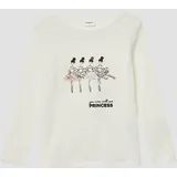 s.Oliver Langarmshirt mit Pailletten und Applikation - creme - 140