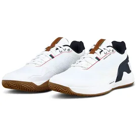 Wilson Rush Pro 5 Sandplatzschuhe - White / Navy Blazer / Gum1A - EU 42 2/3