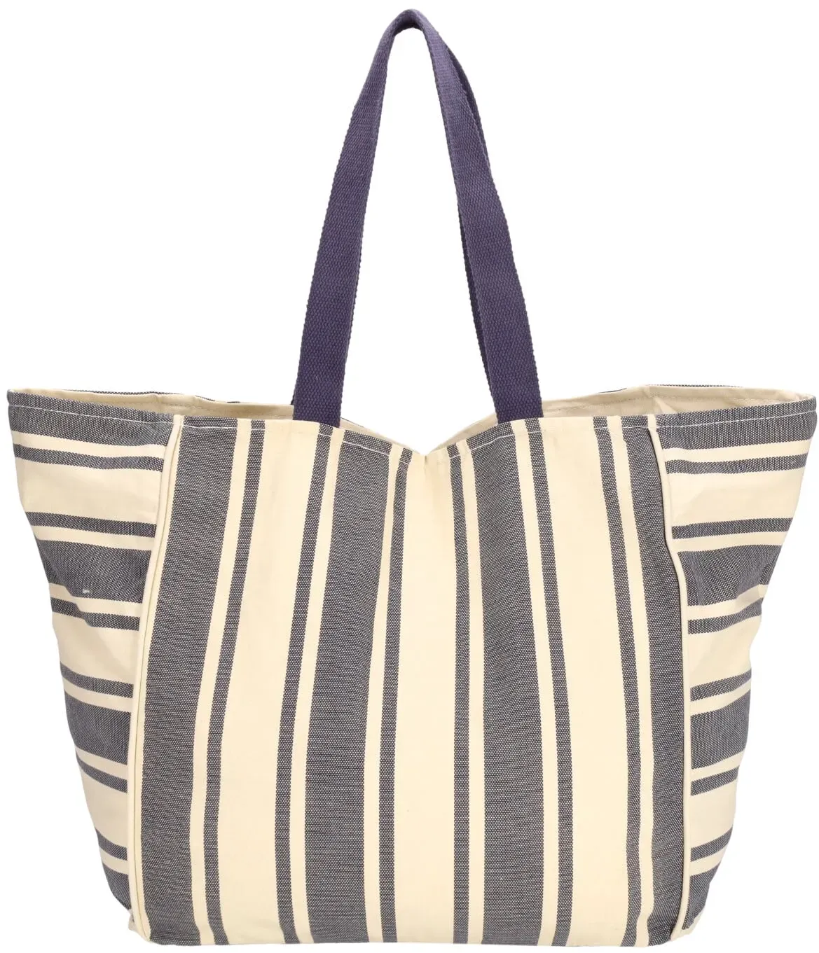 Clover Shopper San Felipe beige-blue stripe