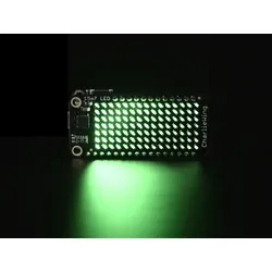 Adafruit 15x7 CharliePlex LED Matrix Display FeatherWing - Grün