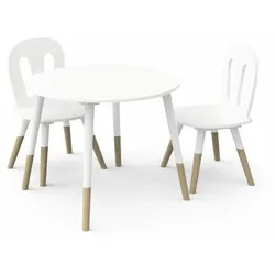 Tisch und Stuhl Set für Kinder Demeyere Weiß