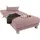 Home Affaire Schlafsofa HOME AFFAIRE "Gina", rosa (flamingo), B:80cm H:86cm T:195cm, Sofas, Schlafsofa, mit einem Handgriff vom Sofa zum Bett
