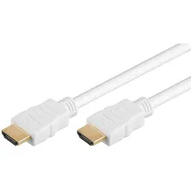 goobay HDMI-Kabel 61019 1,5 m Weiß