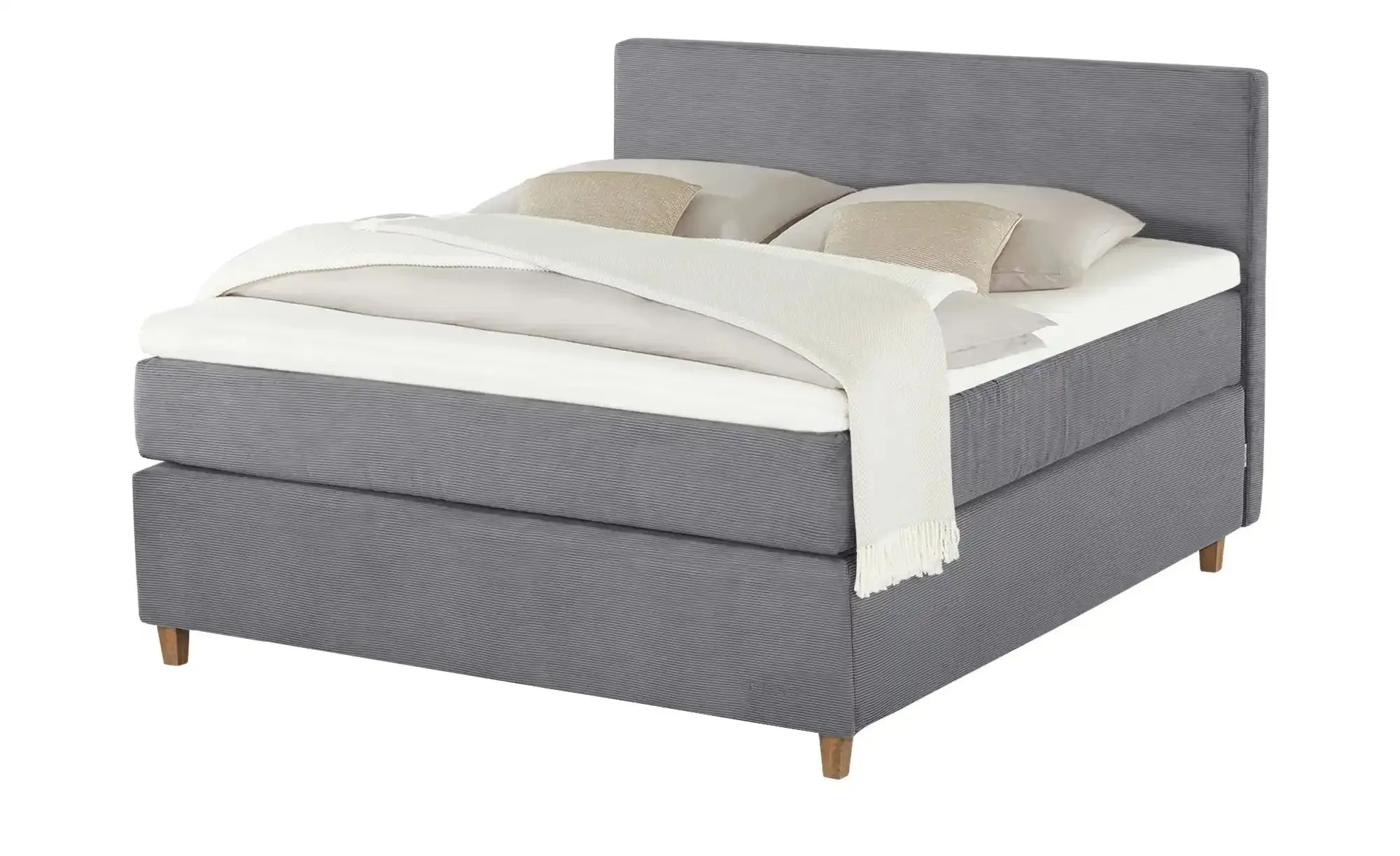 Jette Home Boxspringbett  Jette Flex , grau , Maße (cm): B: 205 H: 120,5