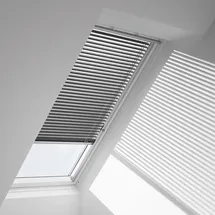 VELUX manuell PAL F06 7057SWL Silber,Schiene weiß