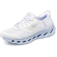 Skechers Go Walk Glide Step 2.0 Belah Damenschuhe zum Hineinschlüpfen, Weiß/Lavendel, 40 EU - 40 EU