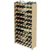LENMAR Weinregal 77 Flaschen 77 x 30 x 100 cm Beige