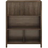 [en.casa] Lukkodso 103 x 80 x 28 cm Walnussoptik / Braun