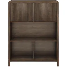 [en.casa] Lukkodso 103 x 80 x 28 cm Walnussoptik / Braun