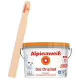 Alpina Wandfarbe Alpinaweiß Das Original mit gratis Rührstab 1 l