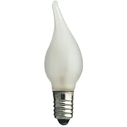 Konstsmide Weißglühende Glühlampe - Form: gedrehte Kerzenform - matt Finish - E1