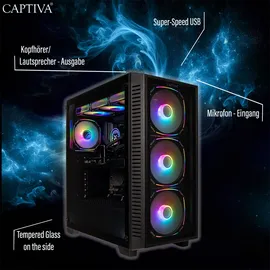 CAPTIVA Gaming PC I95-513 Intel Core i7 3,4 GHz 64 GB RAM 2 TB SSD GeForce RTX 5070 Win 11