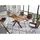 MASSIVMOEBEL24.DE Mango 180 x 74 x 90 cm natur lackiert/schwarz