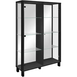 Finori Highboard 100 x 150 x 33 cm Schwarz