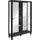 Finori Highboard 100 x 150 x 33 cm Schwarz