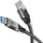 goobay USB-A auf RJ45 1 m Schwarz/ Silber