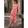 street one studio Midikleid gemustert Rot 34