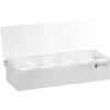 Royal Catering Zutatenbehälter - Edelstahl/PP - 5 x 450 ml