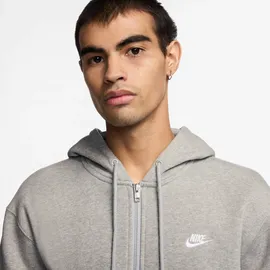 Nike Club Basketball Fleece Kapuzenjacke Herren Grau M