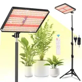 MICCYE Pflanzenlampe LED mit Ständer UV-IR Vollspektrum 286 LEDs Grow Lampe mit 4/8/12H Timer Dimmbares Pflanzenlicht Wachstumslampen für Pflanzen Pflanzenleuchte LED