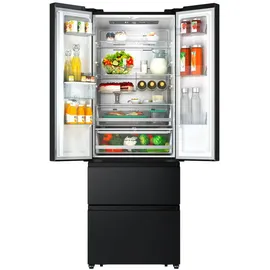Hisense RF632N4WFE French Door (485 l, 2000 mm hoch, Schwarz)