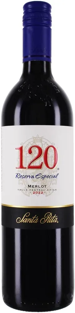 Vina Santa Rita 2022 Santa Rita 120 Merlot Reserva Especial 2022 Merlot Chile