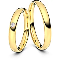 Trauringe Bornheim 925er Silber (gelb-vergoldet) - 6100