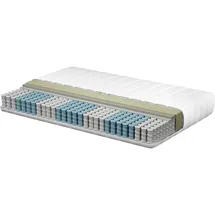 Beliani Taschenfederkernmatratze Snoozy 160 x 200 cm hart