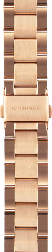 Withings Edelstahl Oyster Metallarmband roségold 18mm 70-63-0132 - Roségold