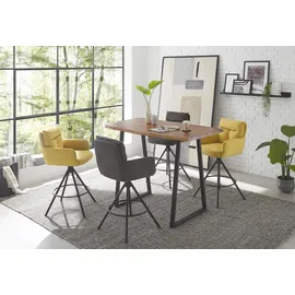 Stolkom Bartisch GOA Massivholz mit Baumkante braun