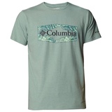 Columbia Sun Trek Graphic Short Sleeve T-shirt Grau M Mann