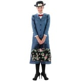 Rubie ́s Kostüm Mary Poppins, Original lizenziertes Kostüm aus dem Disney-Klassiker Mary Poppins (19 blau L