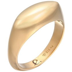 Elli PREMIUM Siegelring Marquise Design 925 Silber rhodiniert Ringe   Damen 