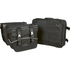 Greenlands Doppel Tasche Touring schwarz