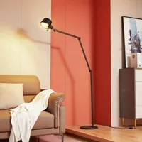 LUCANDE Stehleuchte Silka, Höhe 216 cm, schwarz,