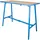 AEROTEC Werkbank Stahl 1000 x 840 x 500 mm blau