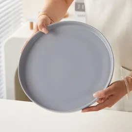 JIWOO Teller Ø27,7 cm grau 4er Set