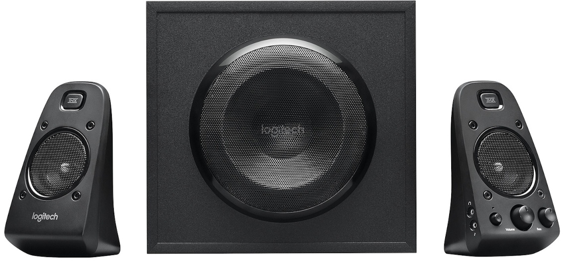 Logitech Z623, 2.1-Lautsprechersystem, THX-Sound, Kopfhörerbuchse, schwarz