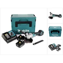 Makita DGA513RTJ inkl. 2 x 6,0 Ah + Makpac Gr. 3